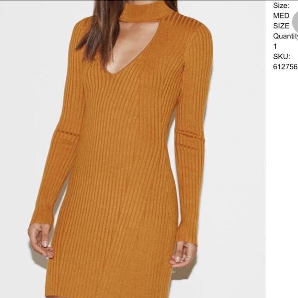 Kylie and Kendall knit bodycon dress